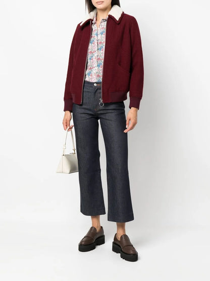 Mid-Rise Cropped Jeans