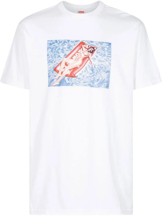 Float Print Crew-Neck T-Shirt