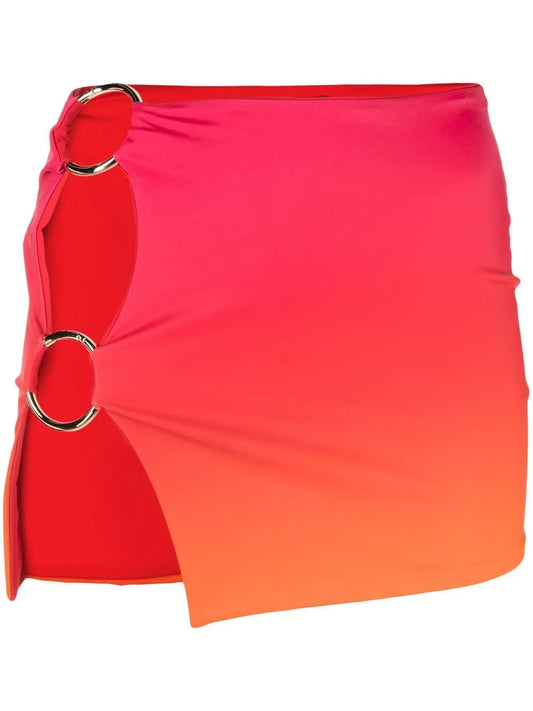Double-Ring Mini Skirt