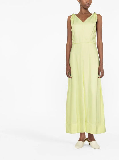 V-Neck Sleeveless Dress