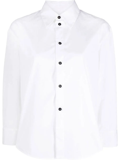 Long-Sleeved Cotton Shirt