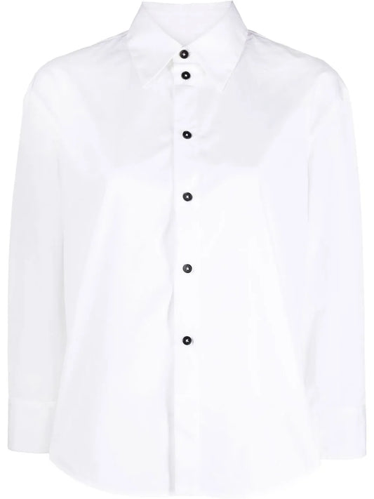Long-Sleeved Cotton Shirt