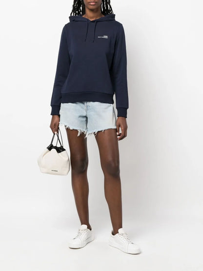 Logo-Print Cotton Hoodie