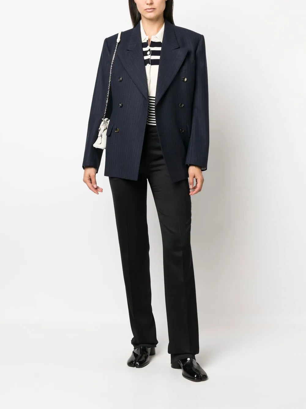 Four-Stitch Tailored Tuxedo Trousers