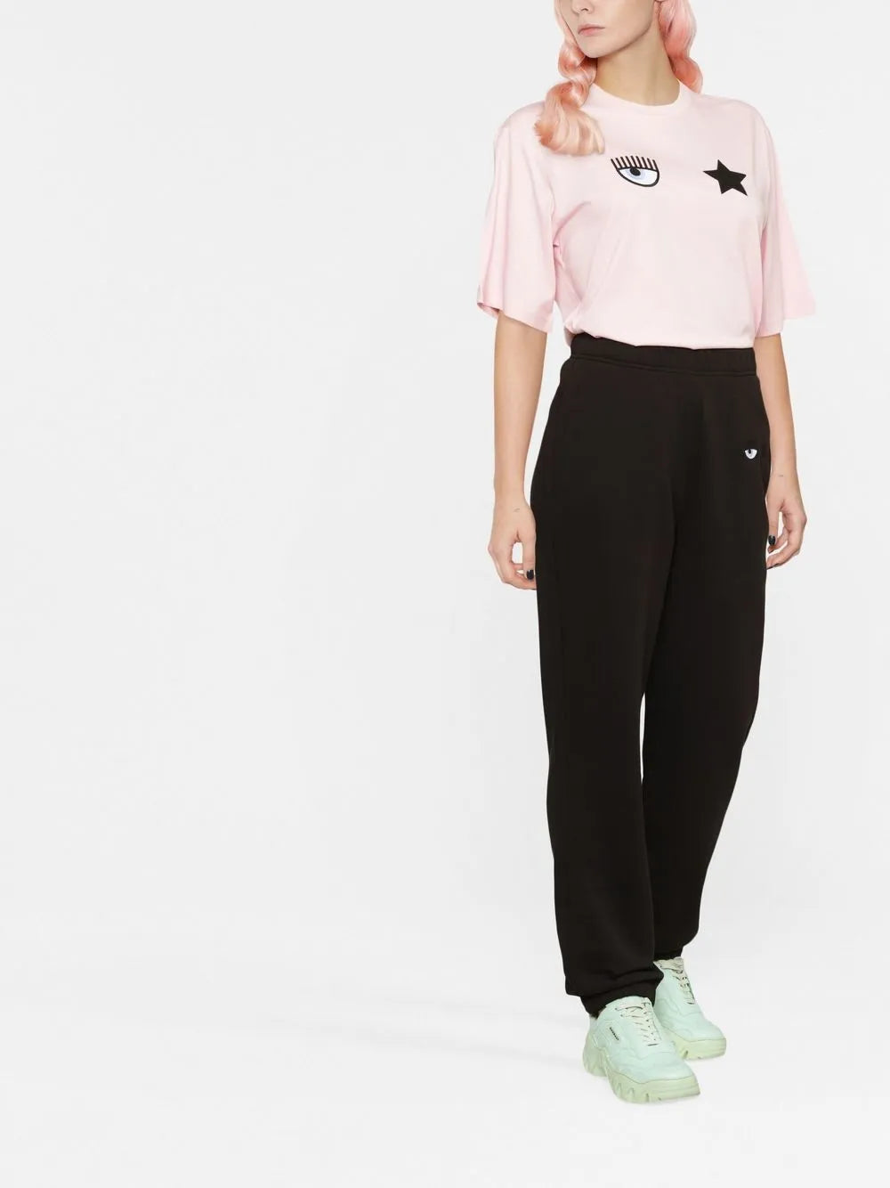 Eye Star Cotton Track Pants