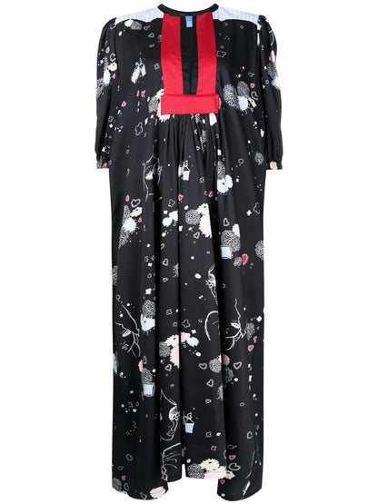 Betty Printed Midi Dress