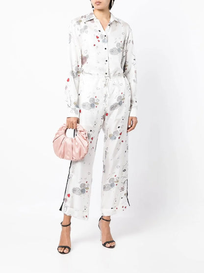 Drawstring Loose-Fit Trousers