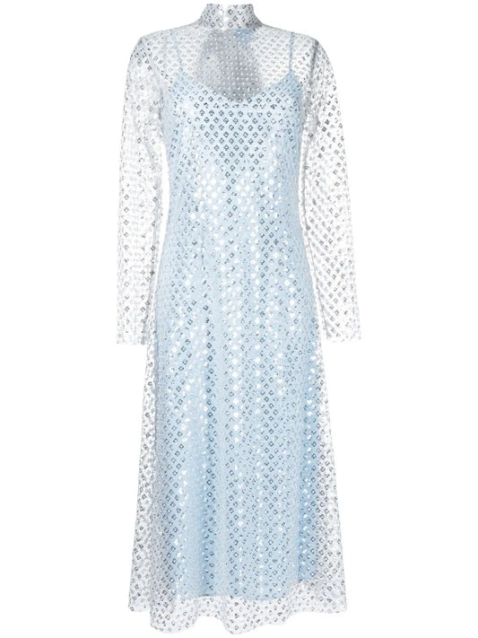 Perception Sequin-Embellished Long Dress