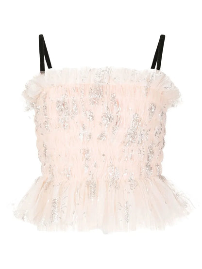 Beloved Corset Tulle Top