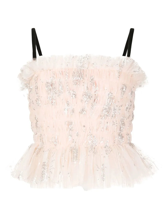 Beloved Corset Tulle Top