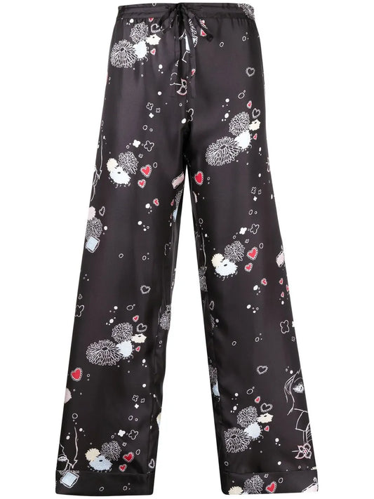 Drawstring Loose-Fit Trousers