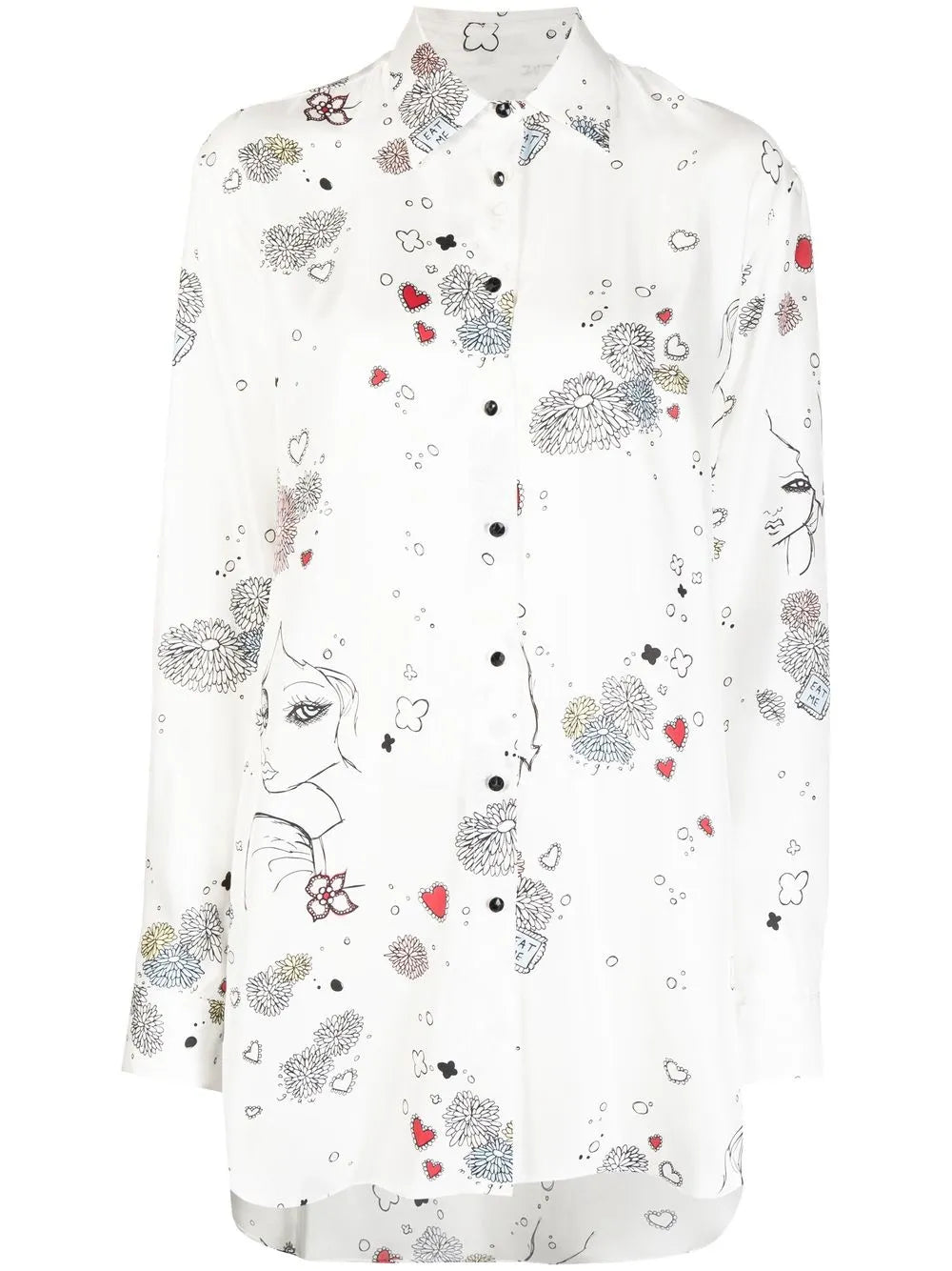 Rythmic Oversized Silk Shirt