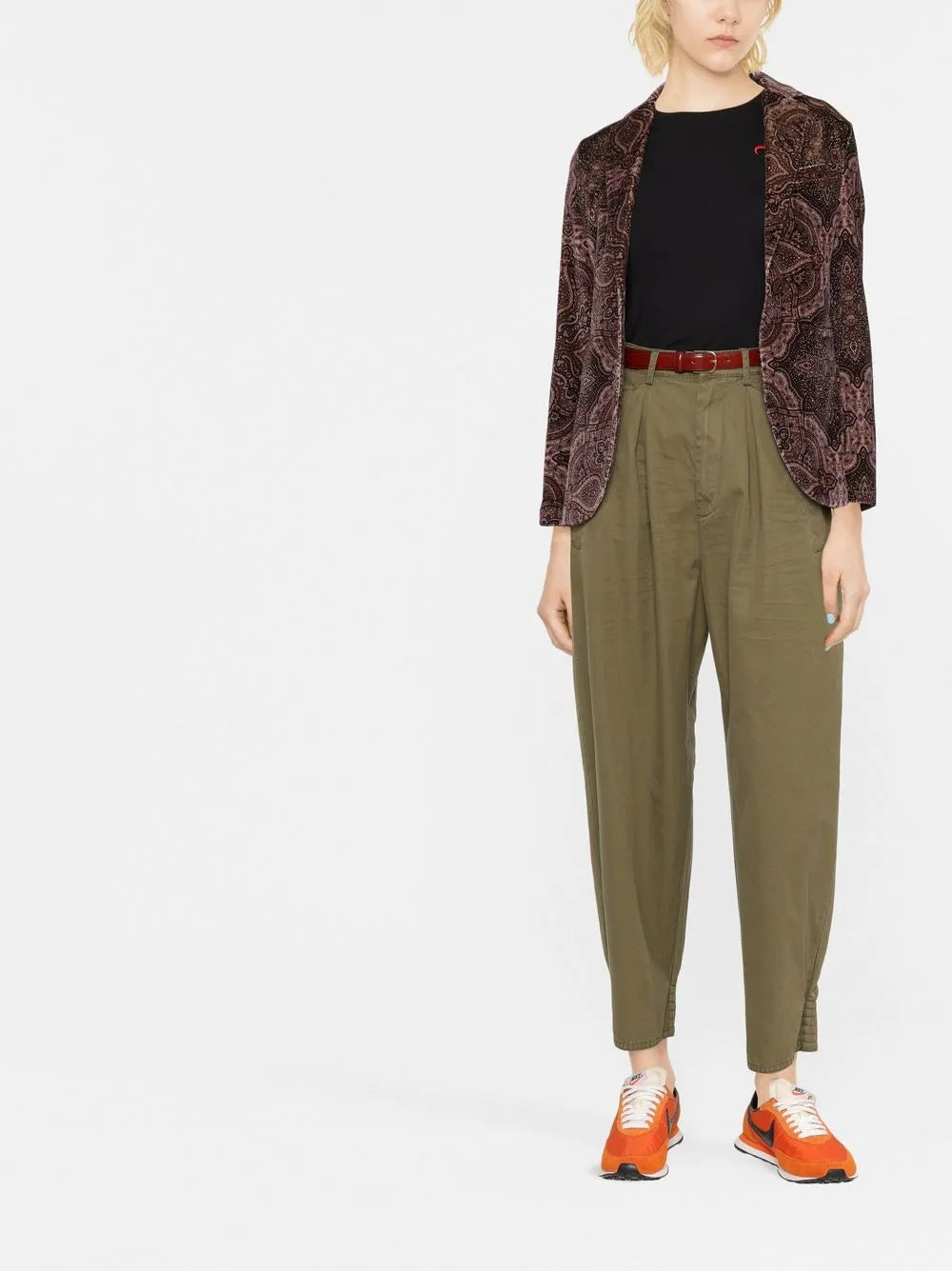 Cotton Tapered Trousers