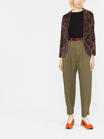 Cotton Tapered Trousers