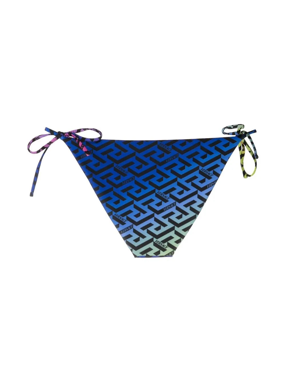 Monogram-Print Tie-Fastening Bikini Bottoms