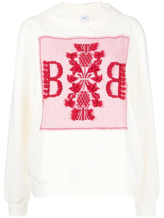 Logo-Patch Cotton Hoodie