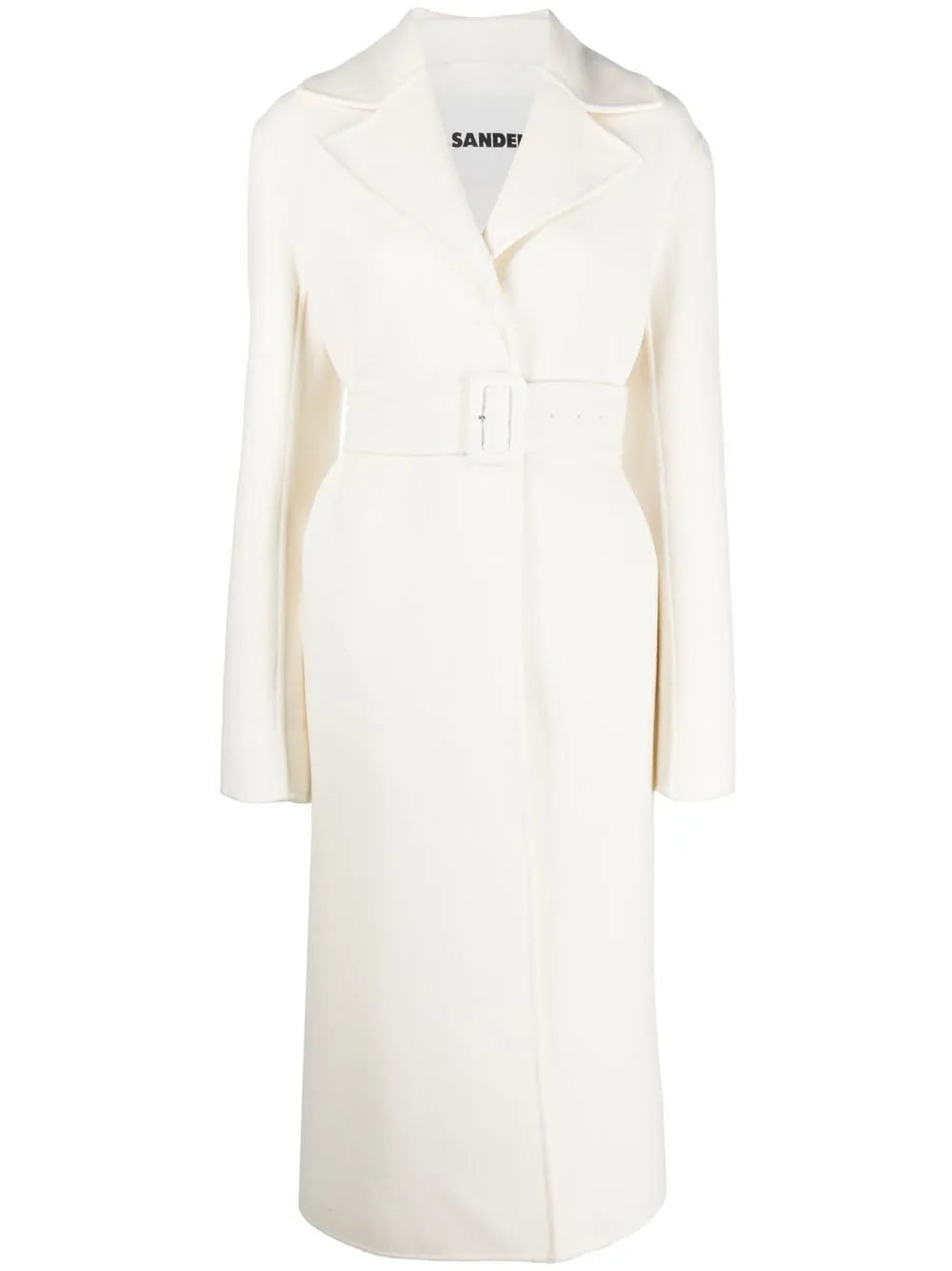 Belted Single-Breasted Coat