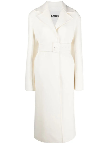 Belted Single-Breasted Coat