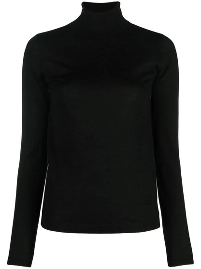 Roll-Neck Tonal Jumper