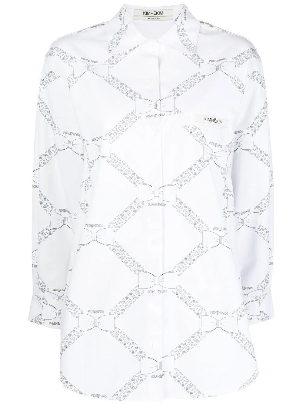 Chain-Link Print Shirt