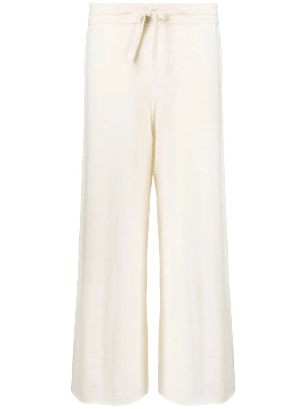 Wide-Leg Cashmere Track Pants
