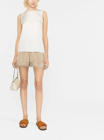 Silk Sleeveless-Vest