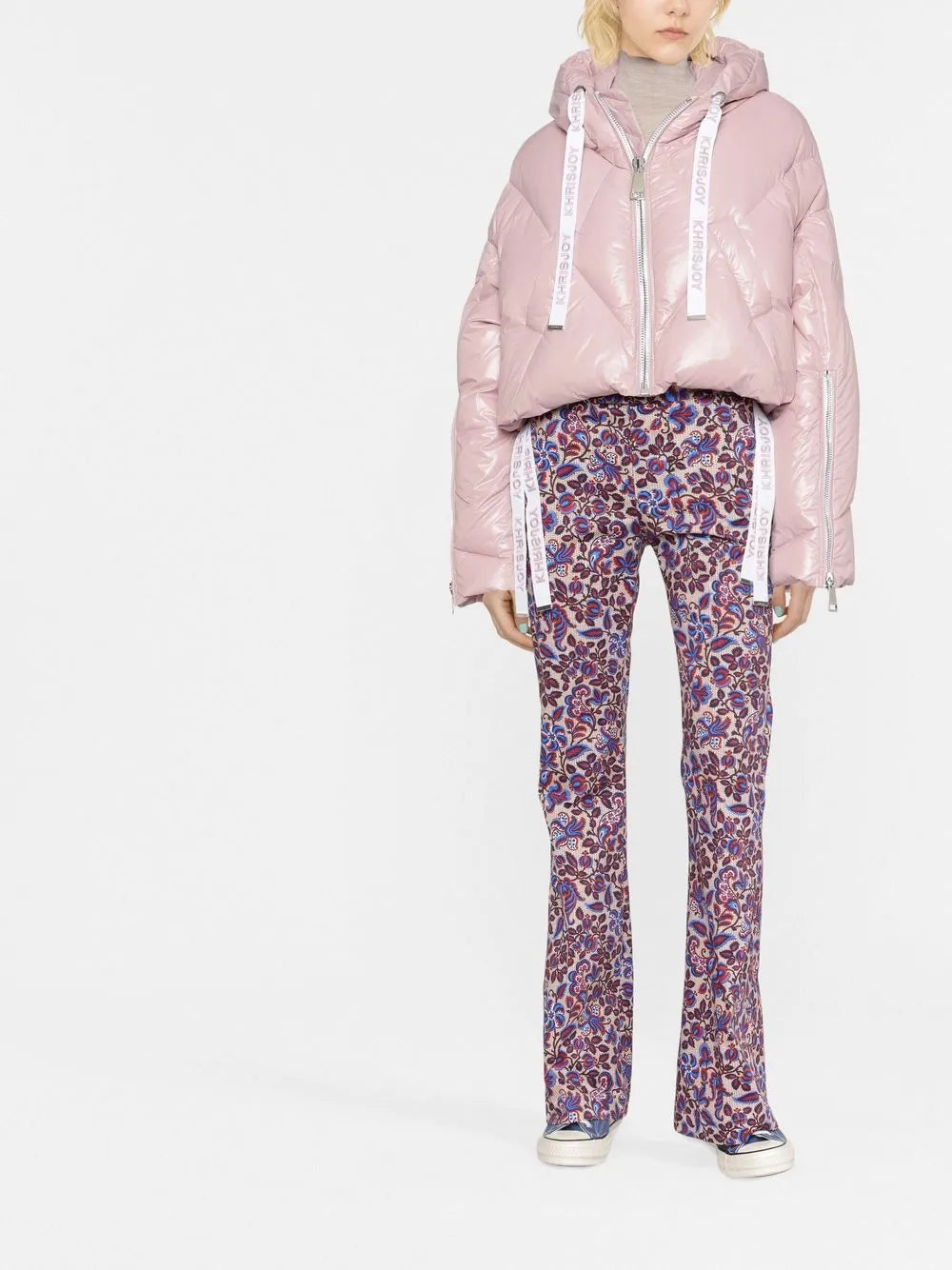 Drawstring Cropped Puffer Jacket