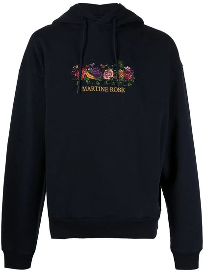 Logo-Embroidered Drawstring Hoodie
