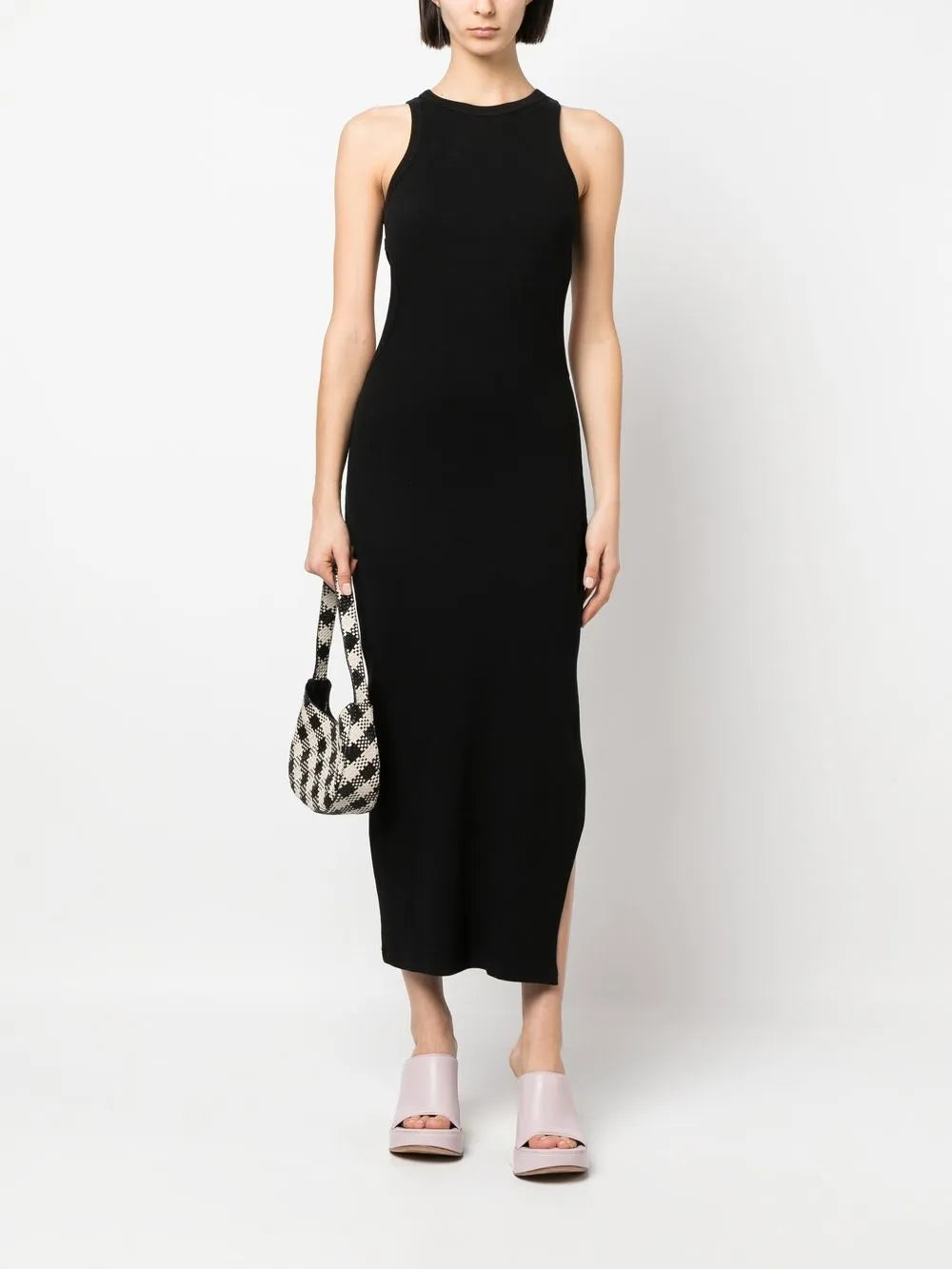 Cut Out-Detail Sleeveless Maxi Dress