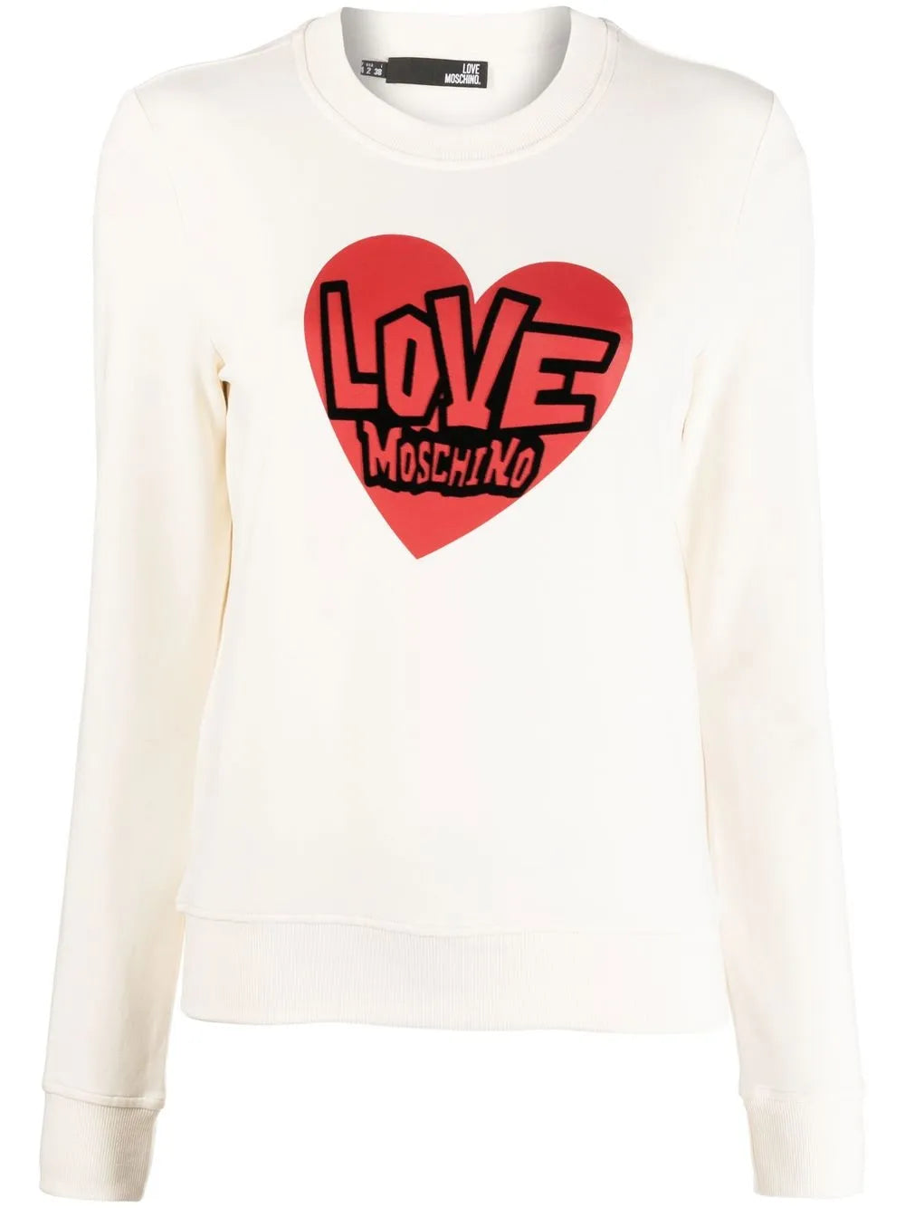 Heart-Print Logo Sweatshirt