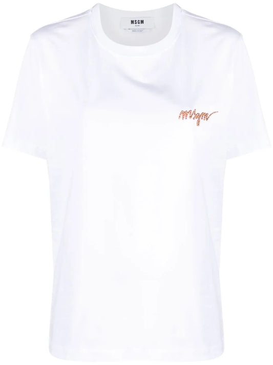 Embroidered Logo Short-Sleeve T-Shirt