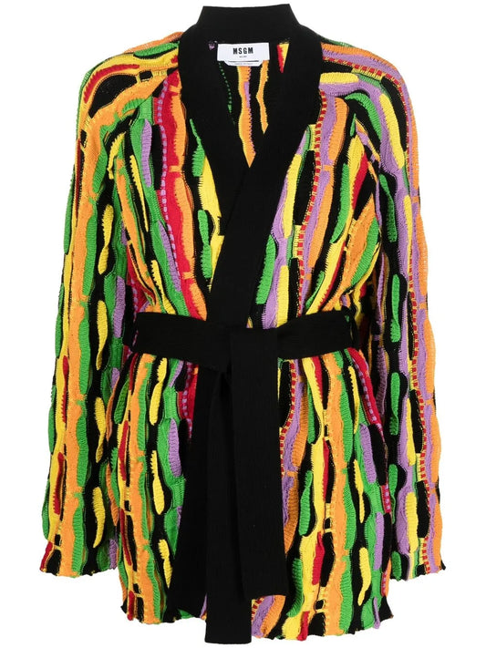Belted Cotton Cardigan