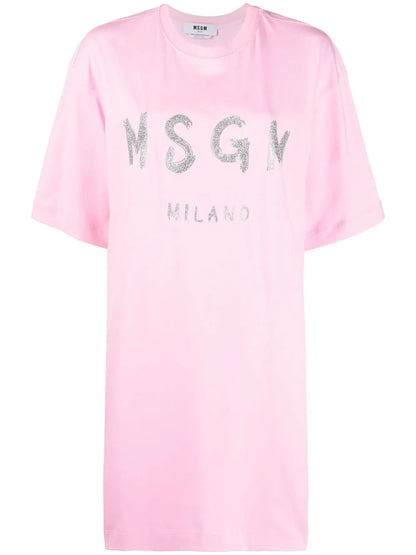 Logo-Print Cotton T-Shirt Dress