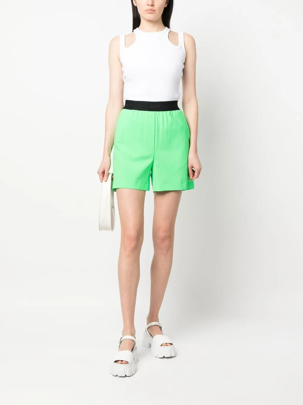 Logo-Waistband Shorts
