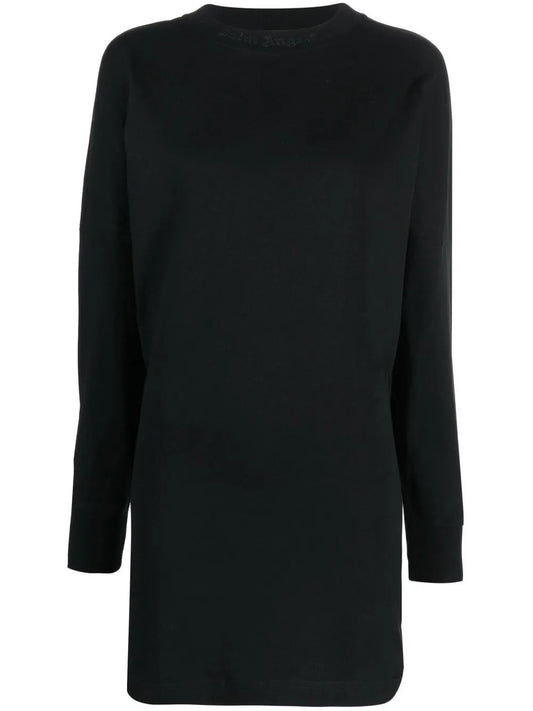 Glitter-Logo Jumper Dress