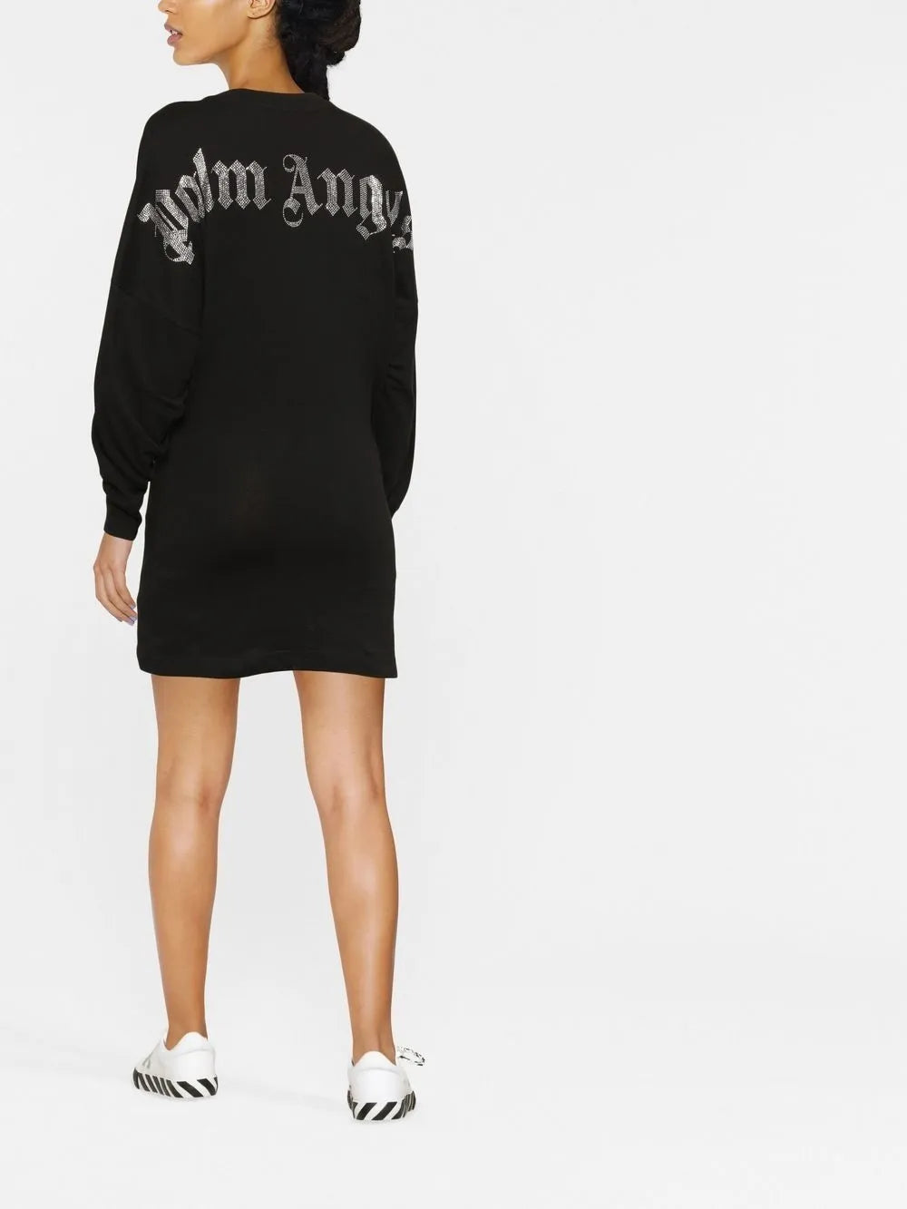 Glitter-Logo Jumper Dress
