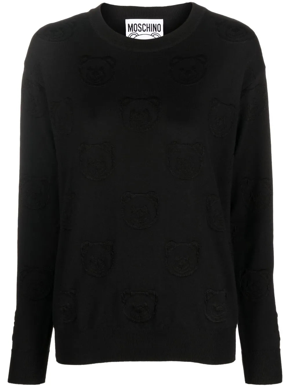 Teddy-Jacquard Virgin Wool Jumper