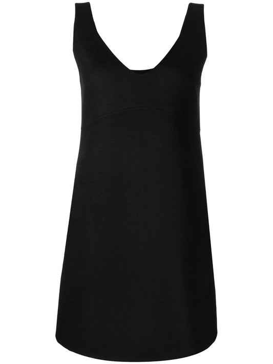V-Neck Shift Mini Dress