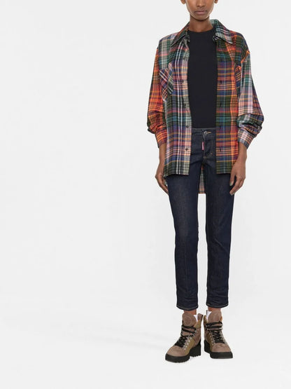 Cropped Slim-Fit Jeans