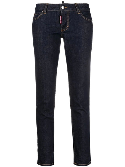 Cropped Slim-Fit Jeans