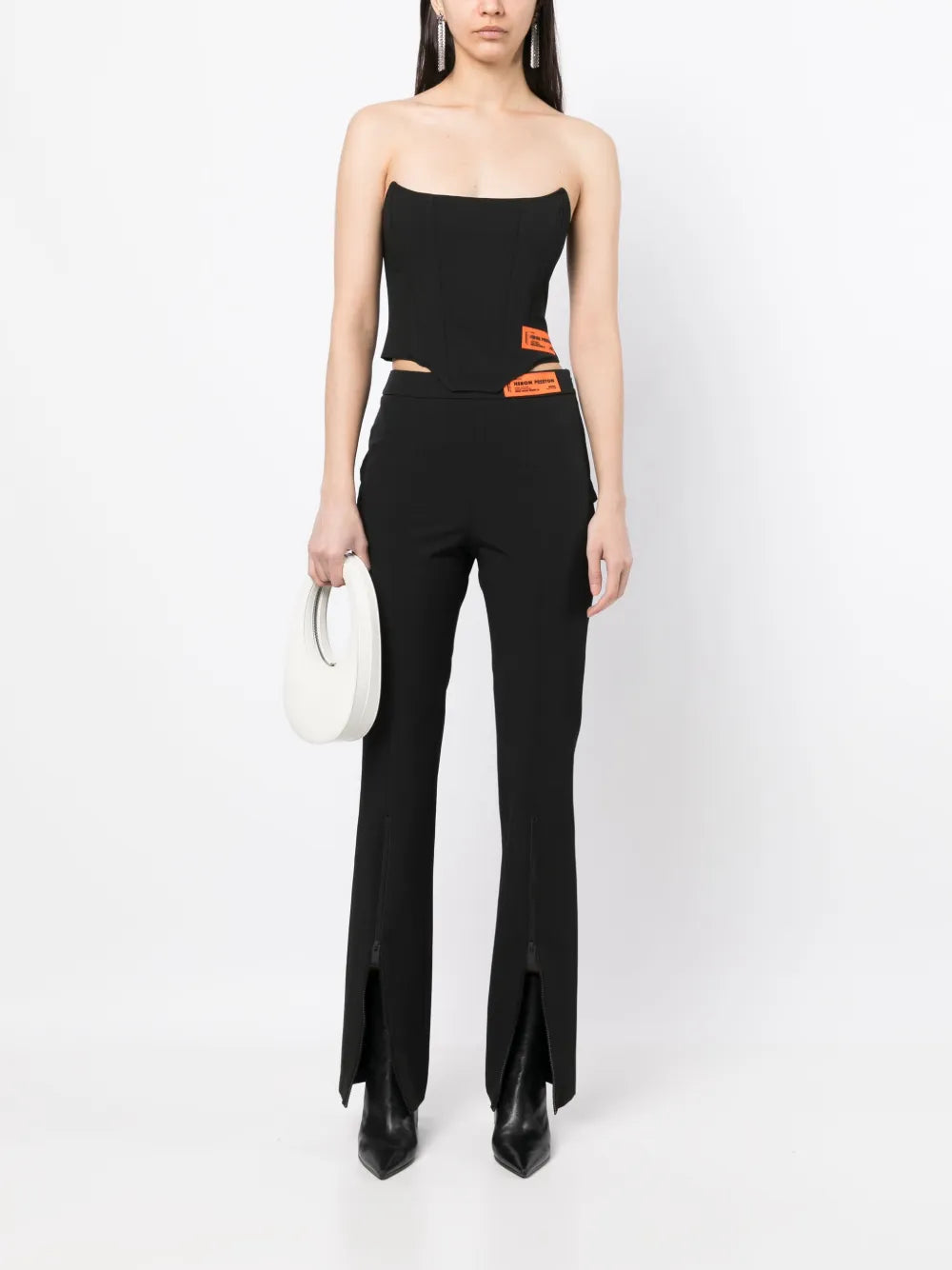 Zipped-Ankle Tailored Trousers