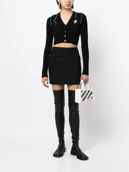 Outline Cropped Cardigan