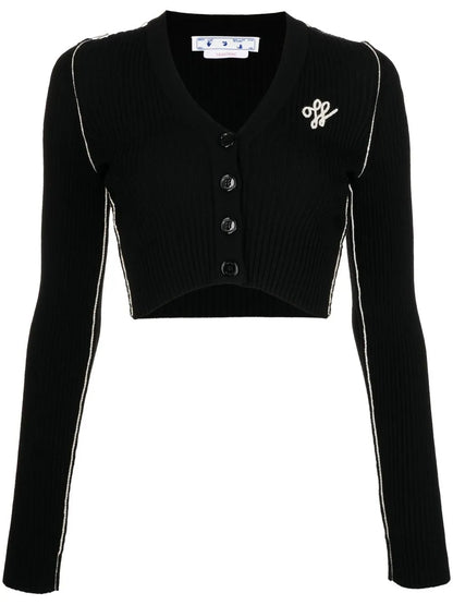 Outline Cropped Cardigan