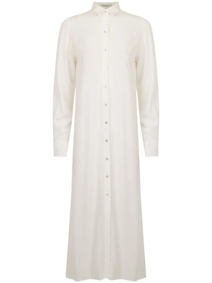 Side-Slit Shirt Dress