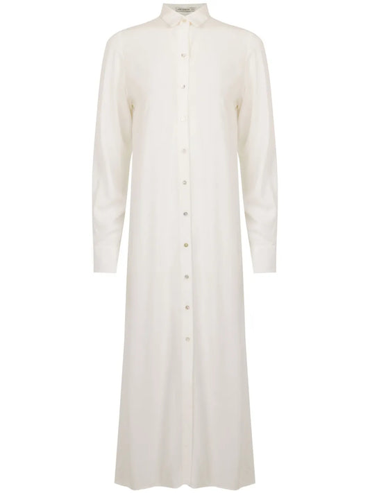Side-Slit Shirt Dress