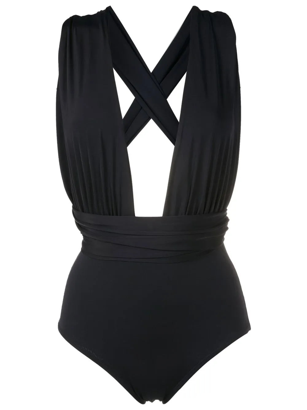 Ruched Tie-Detail Swimsuit