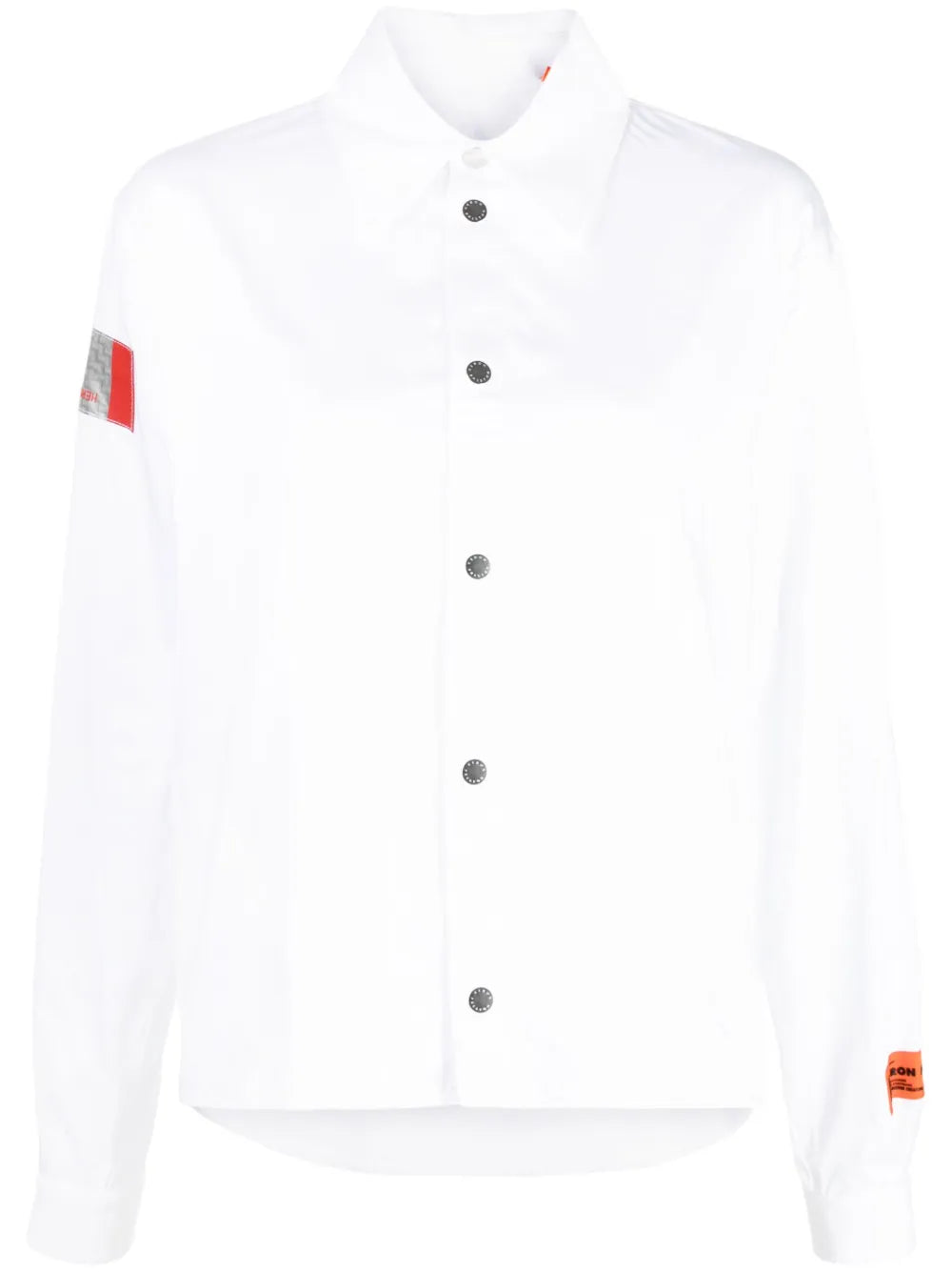 Logo-Patch Cotton Shirt