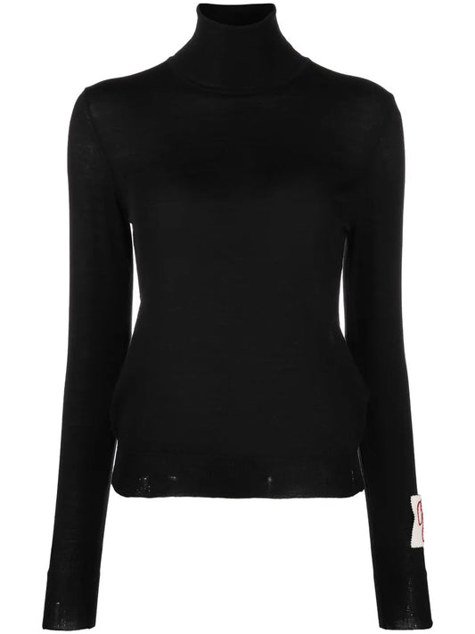 Roll-Neck Fitted Jumper