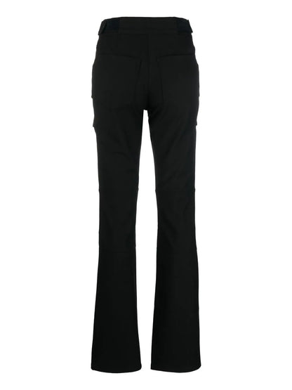 Leather-Effect Cargo Trousers