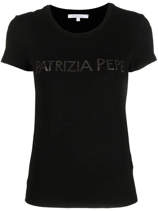 Rhinestone-Logo T-Shirt